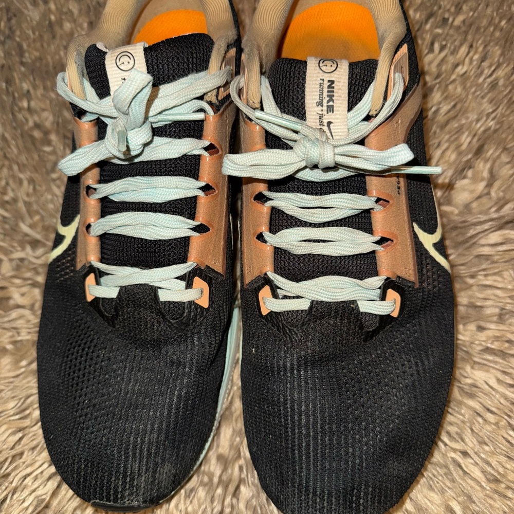 Nike Black and Orange Sneakers